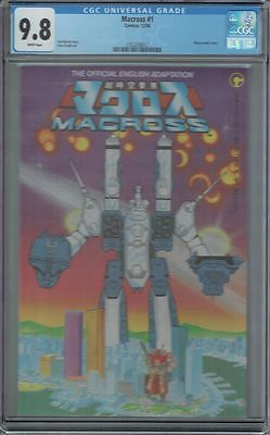 CGC 98 MACROSS 1 WHITE 1ST ROBOTECH APPEARANCE COMIC 1984 SUPER RARE HI GRADE