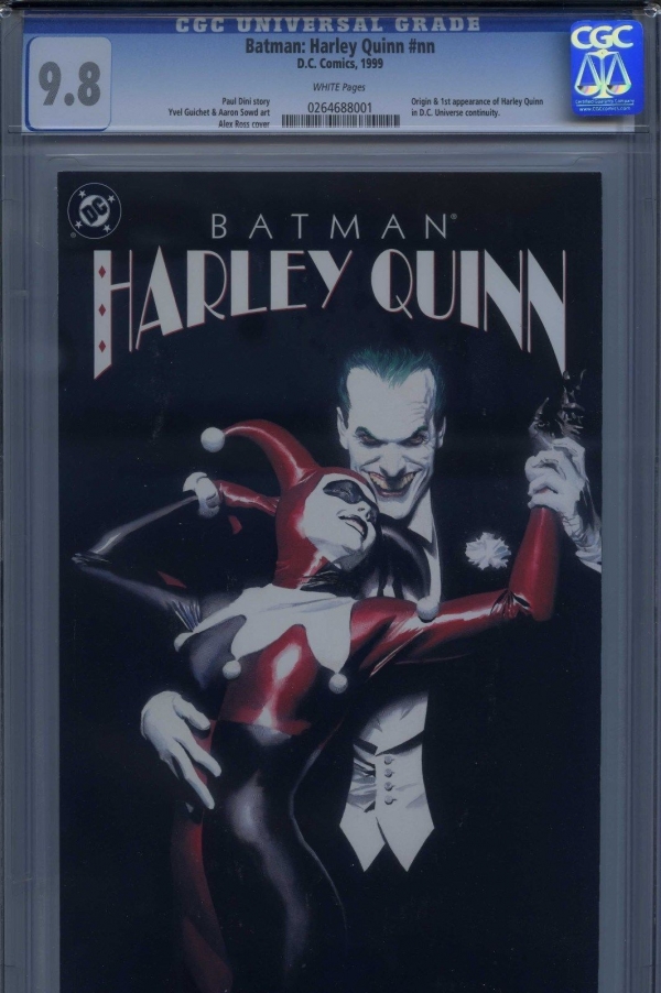 Batman Harley Quinn nn oneshot CGC 98 Alex Ross cover Paul Dini Suicide Squad