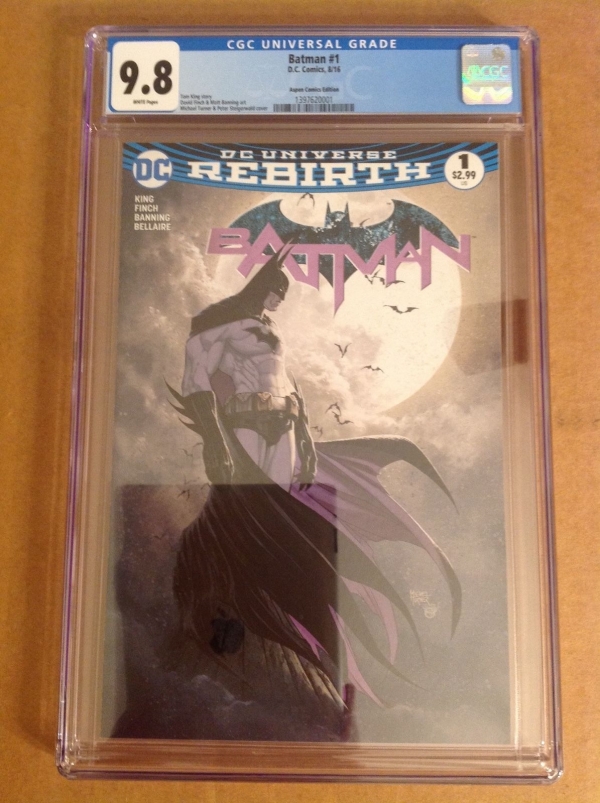 CGC 98 Batman 1 Aspen Comics Edition Michael Turner