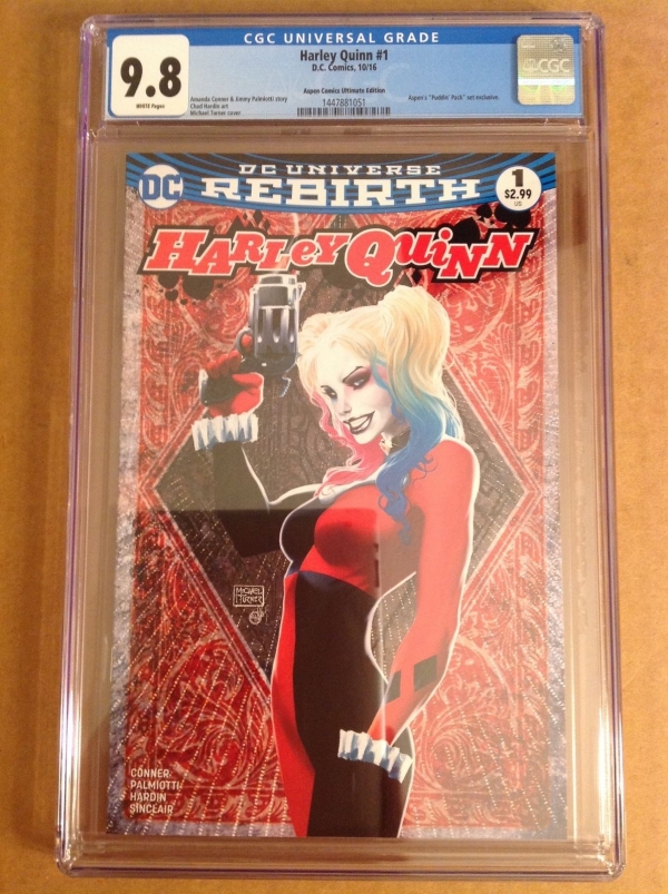 CGC 98 Harley Quinn 1 Aspen Comics Ultimate Edition Michael Turner Variant