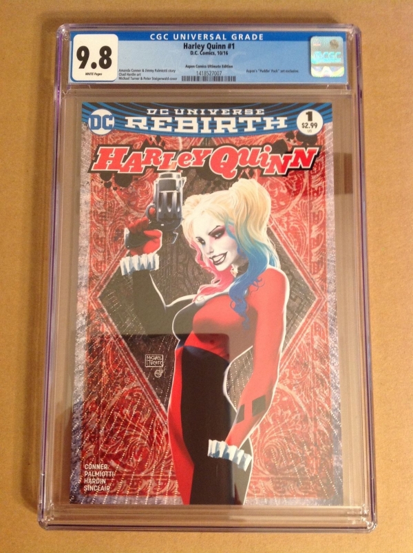CGC 98 Harley Quinn 1 Aspen Comics Ultimate Edition Michael Turner Variant