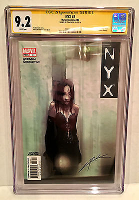 Marvel NYX 3 CGC 92 Signed by Craig Kyle creator of X23  the new Wolverine 