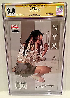 NYX 4 Marvel CGC 98 Signed by Craig Kyle creator of X23  the new Wolverine