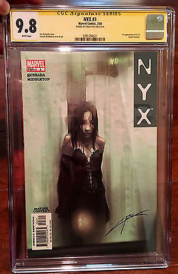NYX 3 CGC 98 Signature Series Signed by Kyle creator of X23  new Wolverine