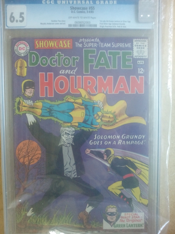 DC COMICS SHOWCASE 55  DOCTOR FATE AND HOURMAN CGC 65 1965