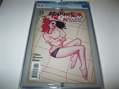 HARLEY QUINN  1 CGC 98 ADAM HUGHESVARIANT  VERY RARE DC COMICS  NEW 52 