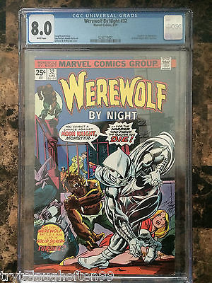 Werewolf by Night 32 Aug 1975  First Moon Knight  CGC 80
