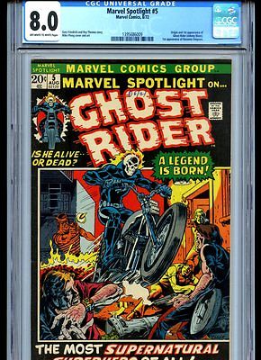 Marvel Spotlight 5 CGC 80 Ghost Rider Origin 1st Appearance