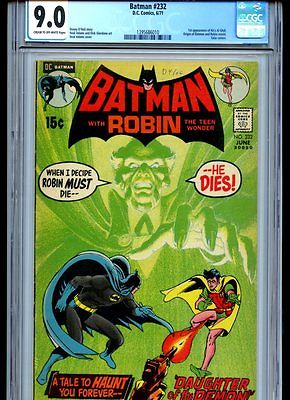 Batman 232 CGC 90 1st Ras Al Ghul