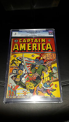 Captain America Comics 18  Timely  September 1942  CGC 1st Print  Marvel