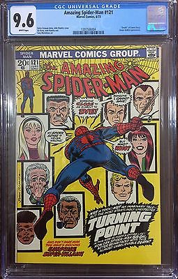AMAZING SPIDERMAN 121 CGC 96 WHITE PAGES DEATH OF GWEN STACY GREEN GOBLIN 