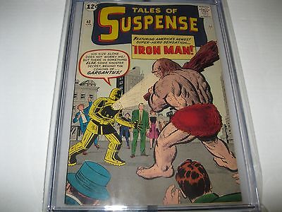 TALES OF SUSPENSE 40 CGC 80 2ND IRON MAN1ST GOLD SUITWHITE PAGES NO RESERVE