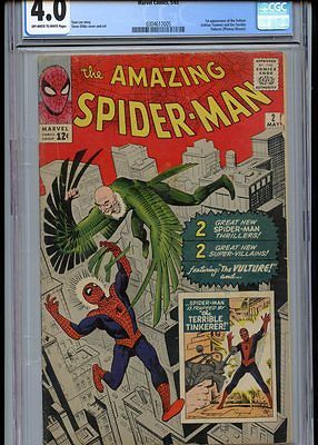 Amazing SpiderMan 2 CGC 40 1st Vulture