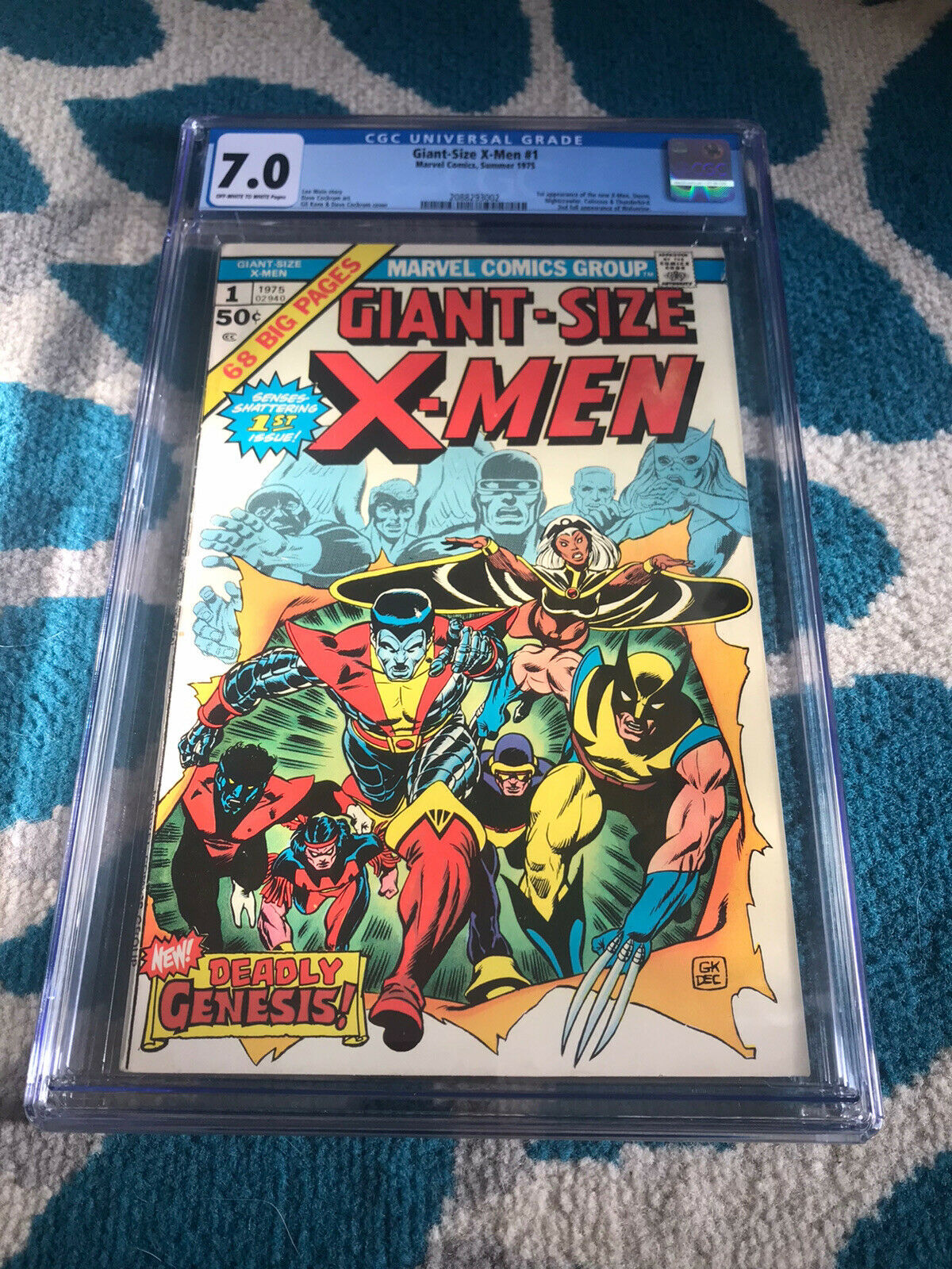 GiantSize XMen 1  CGC 70 Marvel 1975 1st App New XMen 2nd Wolverine