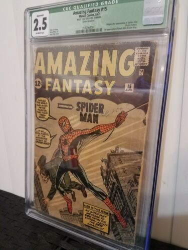 Amazing Fantasy 15 CGC 25 green label Apparent