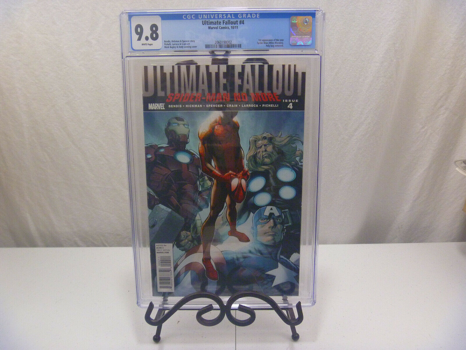 Ultimate Fallout 4 CGC 98 First Appearance Miles Morales As SpiderMan Marvel 