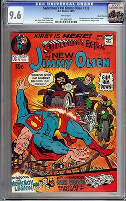 Supermans Pal Jimmy Olsen 133 CGC 96 W ROCKY MOUNTAIN 1st JACK KIRBY 1970 NM