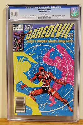 DAREDEVIL 178 CGC 98  WHITE HIGHEST GRADED COPY LUKE CAGE  IRON FIST APP