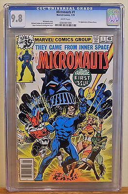 MICRONAUTS 1 1979 SERIES  CGC 98  WHITE PAGES HIGHEST GRADED COPY