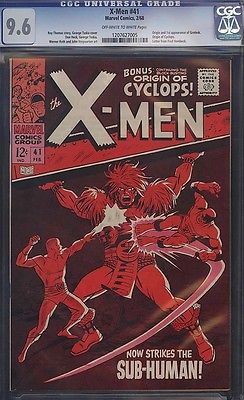 Xmen 41 CGC 96 FIRST NM TO EVER HIT EBAY 1 Grotesk ORIGIN CYCLOPS 1207627005