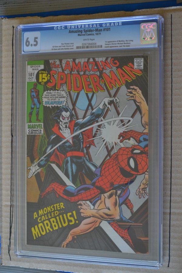 THE AMAZING SPIDERMAN  101 CGC 65  FINE OCT 1971  CGC Comics