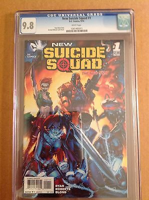 CGC 98 New Suicide Squad 1 white pages Harley Quinn
