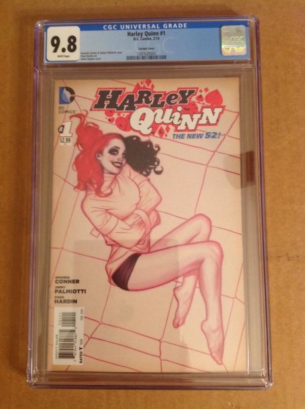 CGC 98 Harley Quinn 1 Adam Hughes Variant cover Suicide Squad Batman