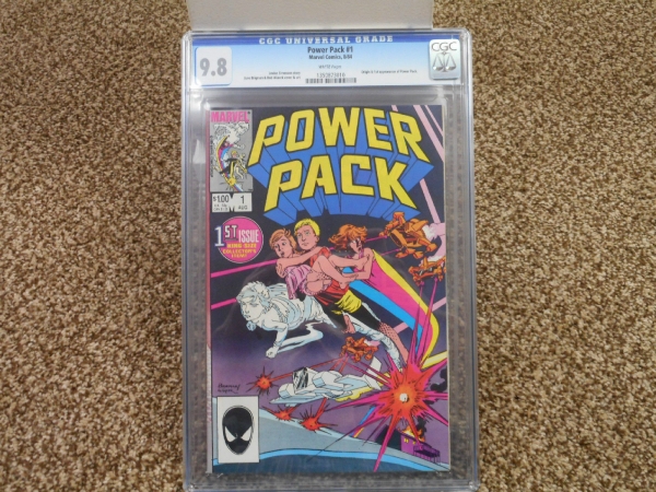 Power Pack 1 cgc 98 1st appearance origin 1984 perfect for Marvel Disney movie