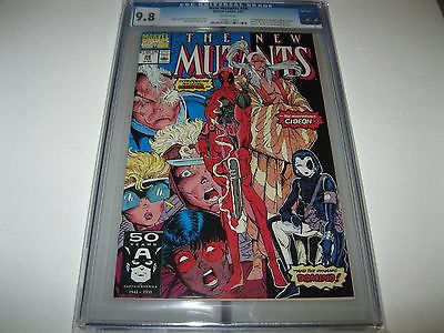 THE NEW MUTANTS 98 CGC 98   FIRST DEADPOOL  A GREAT LOOKING BOOK MARVEL COMICS