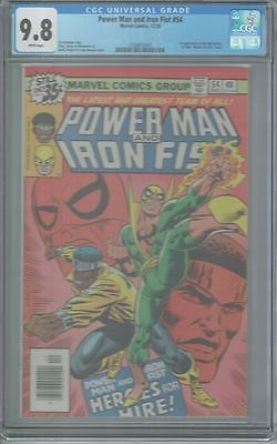 CGC 98 POWER MAN AND IRON FIST 54 WHITE 1ST APPEARANCE HEROES FOR HIRE TEAMUP