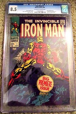 1968 IRON MAN  1 CGC 85  Marvel Comics