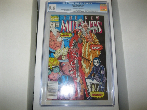 THE NEW MUTANTS 98 CGC 96  FIRST DEADPOOL MARVEL COMICS 1991 THE GOOD OLD DAYS