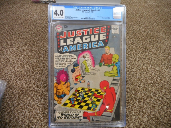 Justice League of America 1 cgc 40 1st appearance Despero DC 1960 movie Flash