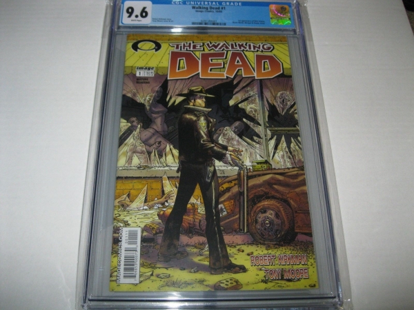 WALKING DEAD 1 CGC 96 RAREBLACK LABEL 2003 IMAGE COMICS A GREAT AMC SHOW NM