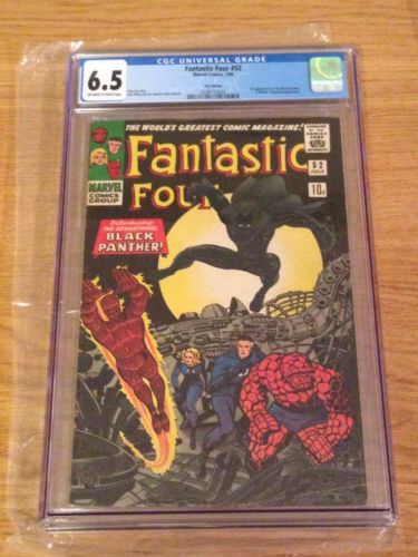 Fantastic Four  52 1st App Black Panther CGC 65