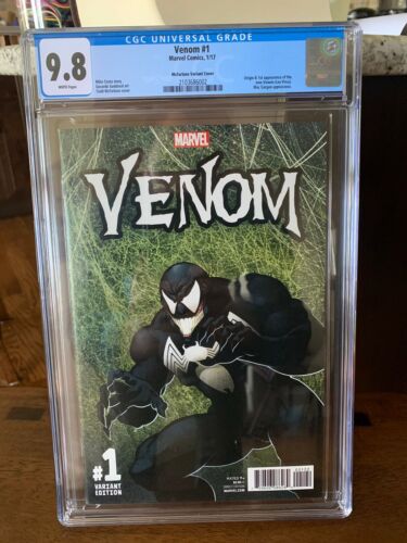 Venom 1 CGC 98 2017 McFarlane Variant 11000 Top Secret Artist 1st Lee Price