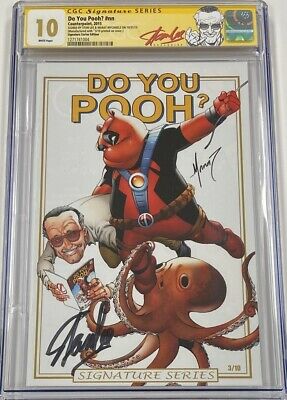 Do You Pooh 1 Amazing Fantasy 15 Homage Signed by Stan Lee CGC 10 SS Not 98