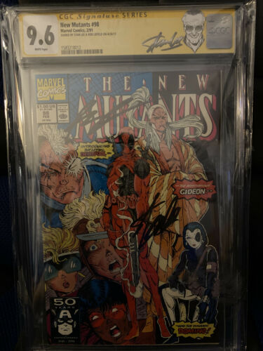 New Mutants 98 CGC 96 Signed by Rob Liefeld And Stan Lee