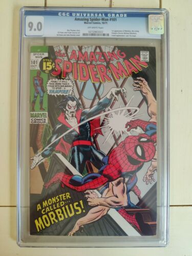 Amazing Spiderman 101 CGC 90 1st Appearance Of Morbius 