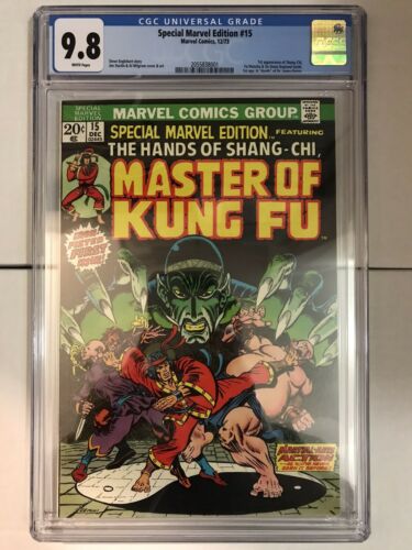 Special Marvel Edition 15 CGC 98 WHITE pages 1st ShangChi BEAUTIFUL book