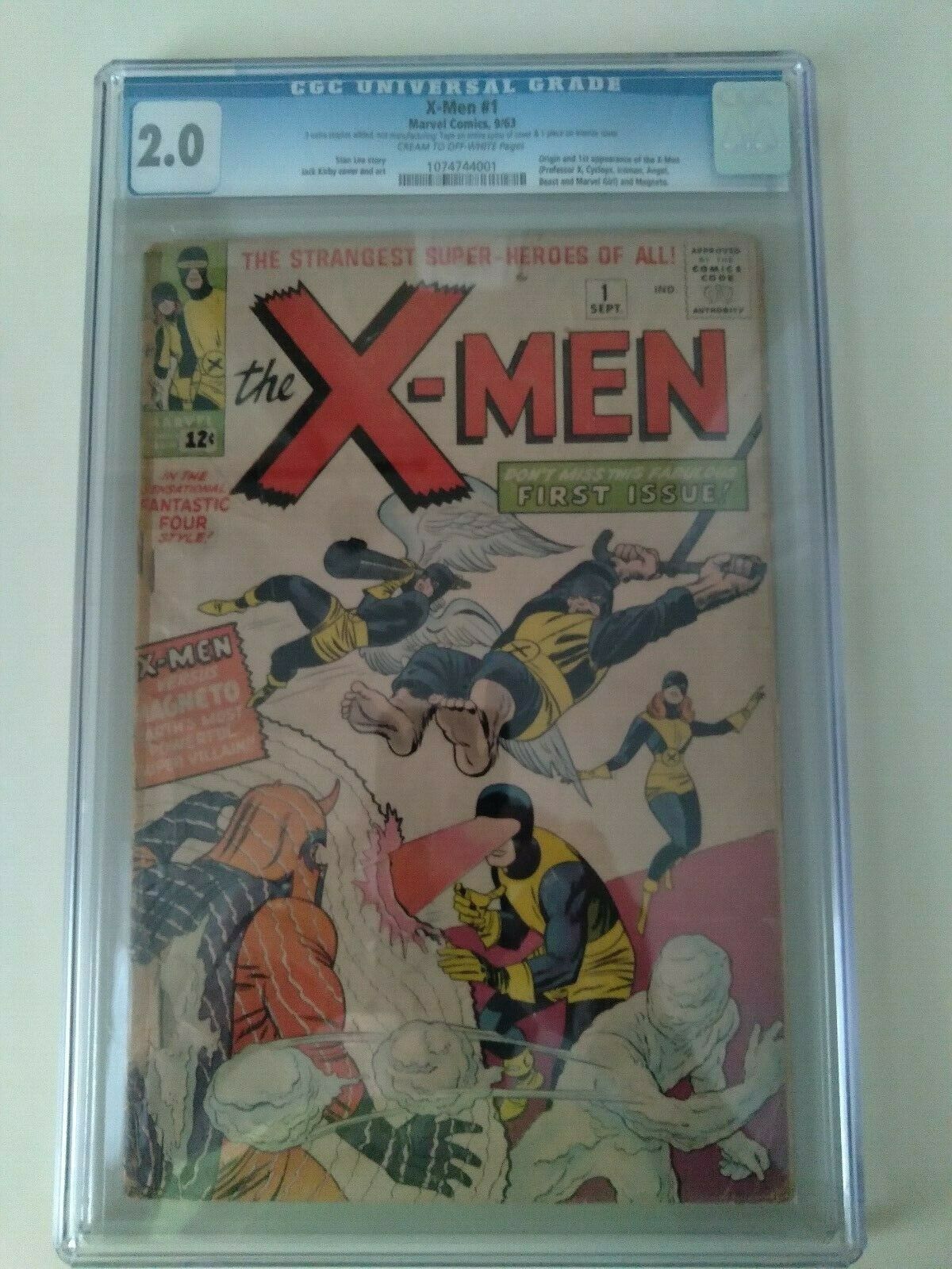 Xmen 1 1963 CGC 20 Unrestored First Xmen and Magneto