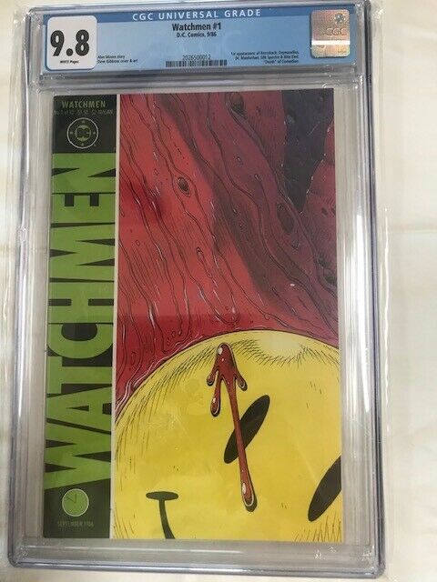 Watchmen Comics s 112 All CGC Encapsulated 1 is 98 Most 9896