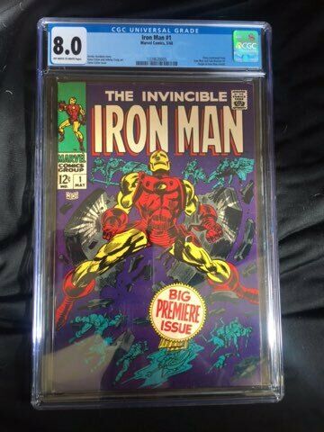 Iron Man 1 1968 CGC 80