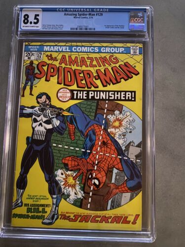 The Amazing SpiderMan 129 Feb 1974 Marvel CGC 85