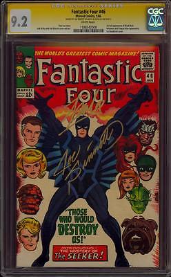 FANTASTIC FOUR 46 CGC 92 2X SS STAN LEE JOE SINNOTT 1ST BLACKBOLT INHUMANS RARE