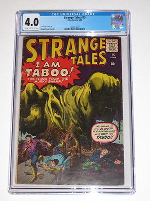 Strange Tales 75 CGC 40 Marvel Comics 660 Iron Man Prototype Kirby Ditko Heck