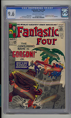 Fantastic Four 44 CGC 96 NM Unrestored Marvel 1st Gorgon Medusa Inhumans OWW