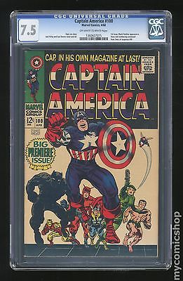 Captain America 1968 1st Series 100 CGC 75 1360607015