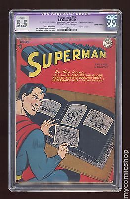 Superman 1939 1st Series 49 CGC 55 RESTORED 1041584003