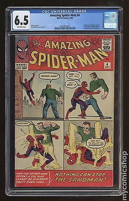 Amazing SpiderMan 1963 1st Series 4 CGC 65 0283052003